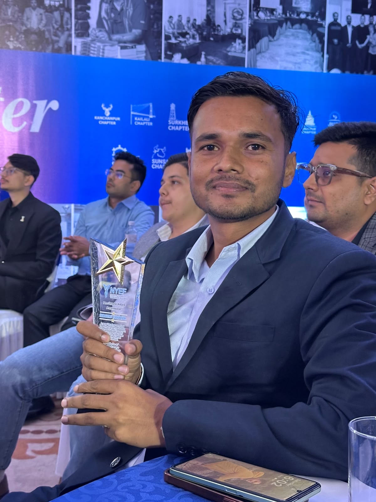 Rajesh Pandit - Best Chapter Shield Nyef